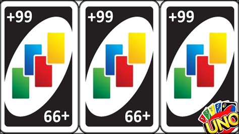 99 uno card